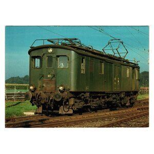 Swiss Federal Railways SBB Postcard Locomotive De 4/4 1673 1928 Vintage Hauptwil